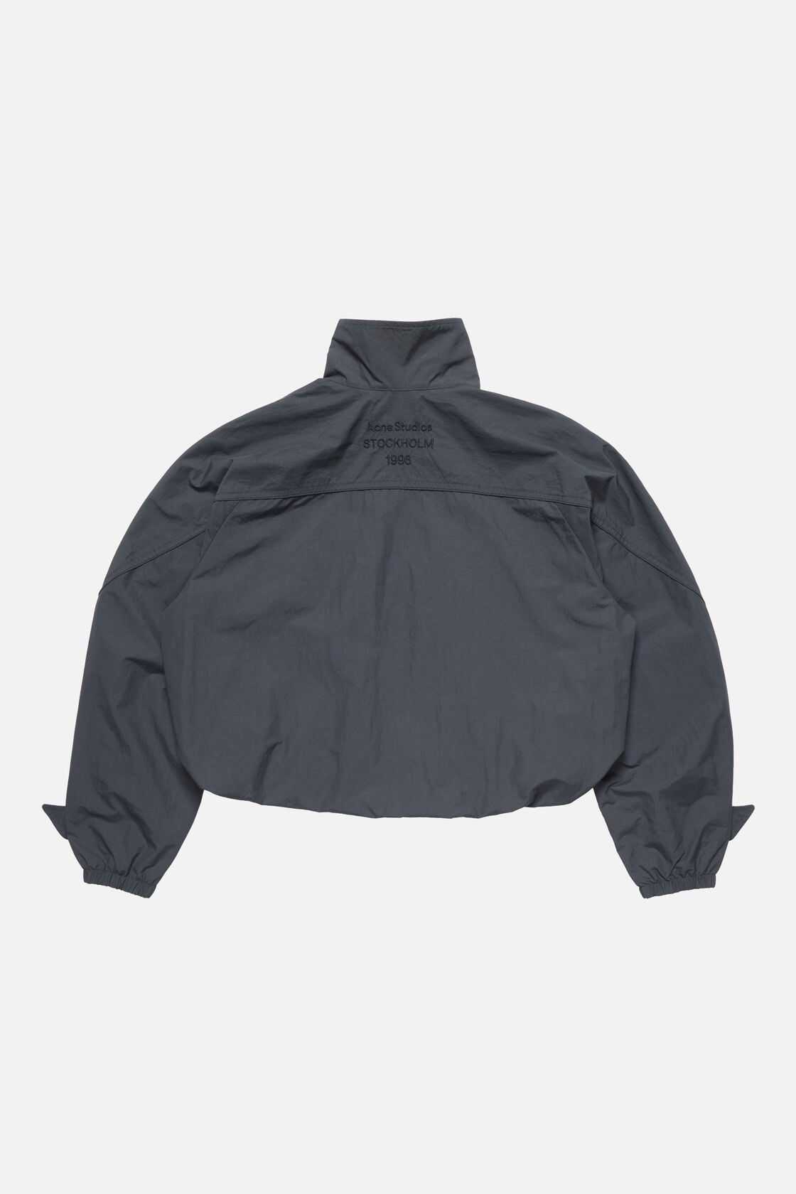 Nylon logo jacket - Steel grey