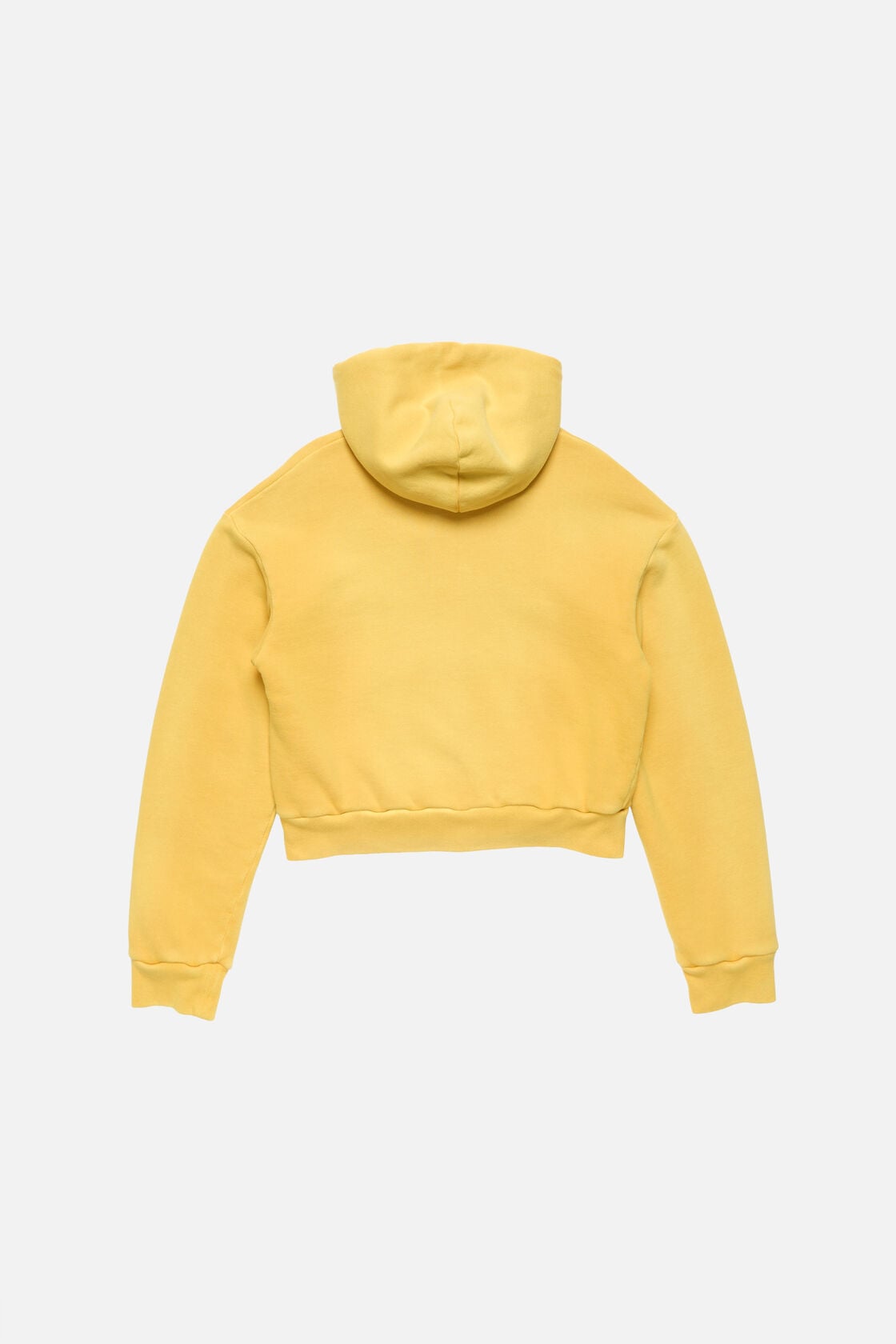 Sprayed zip hoodie - Mustard yellow