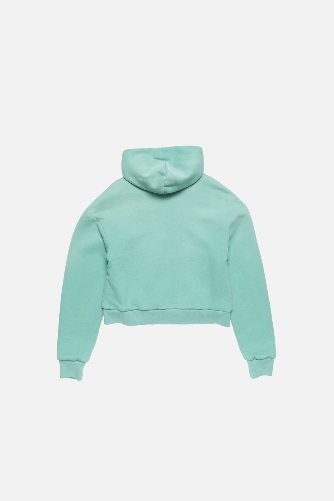 Sprayed zip hoodie - Mint green