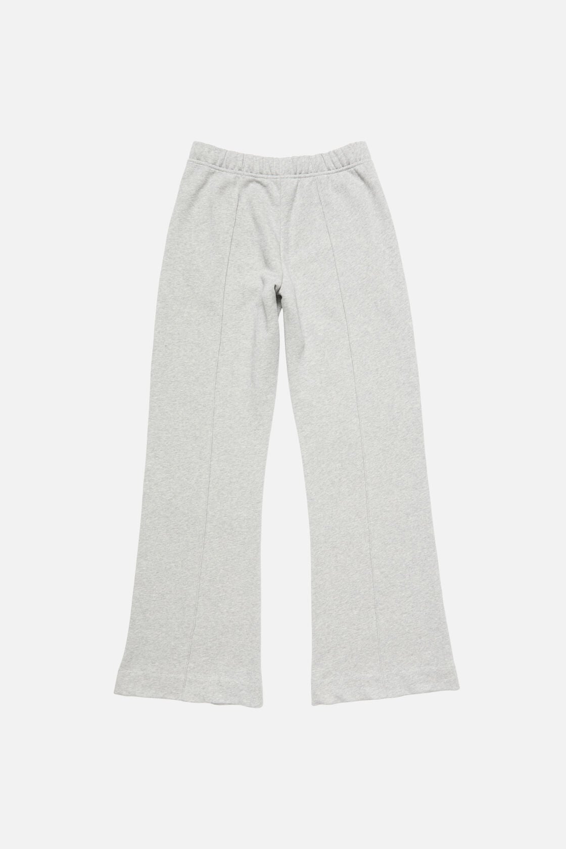 Fleece trousers with logo - Grey Melange