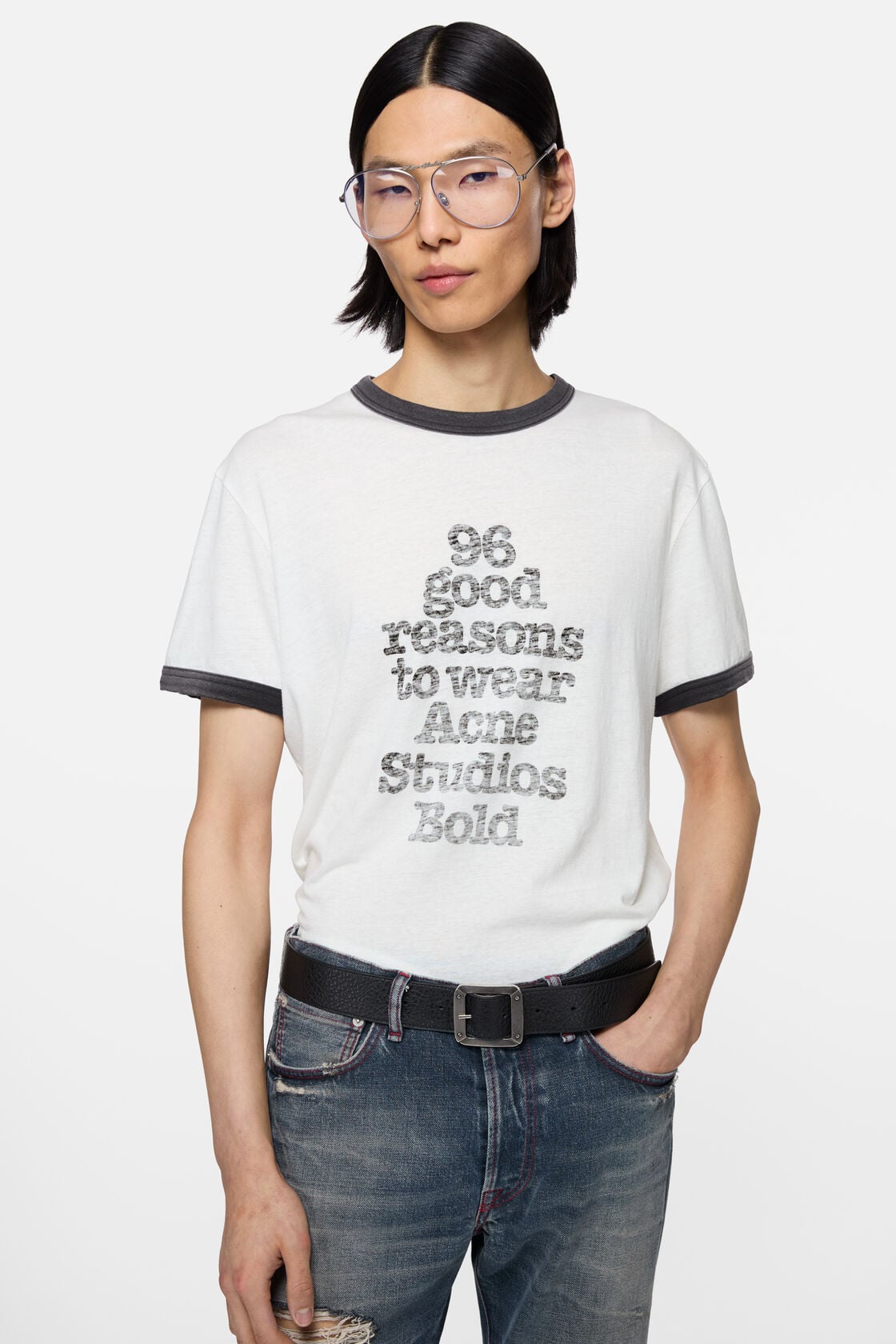 Graphic t-shirt - White/black