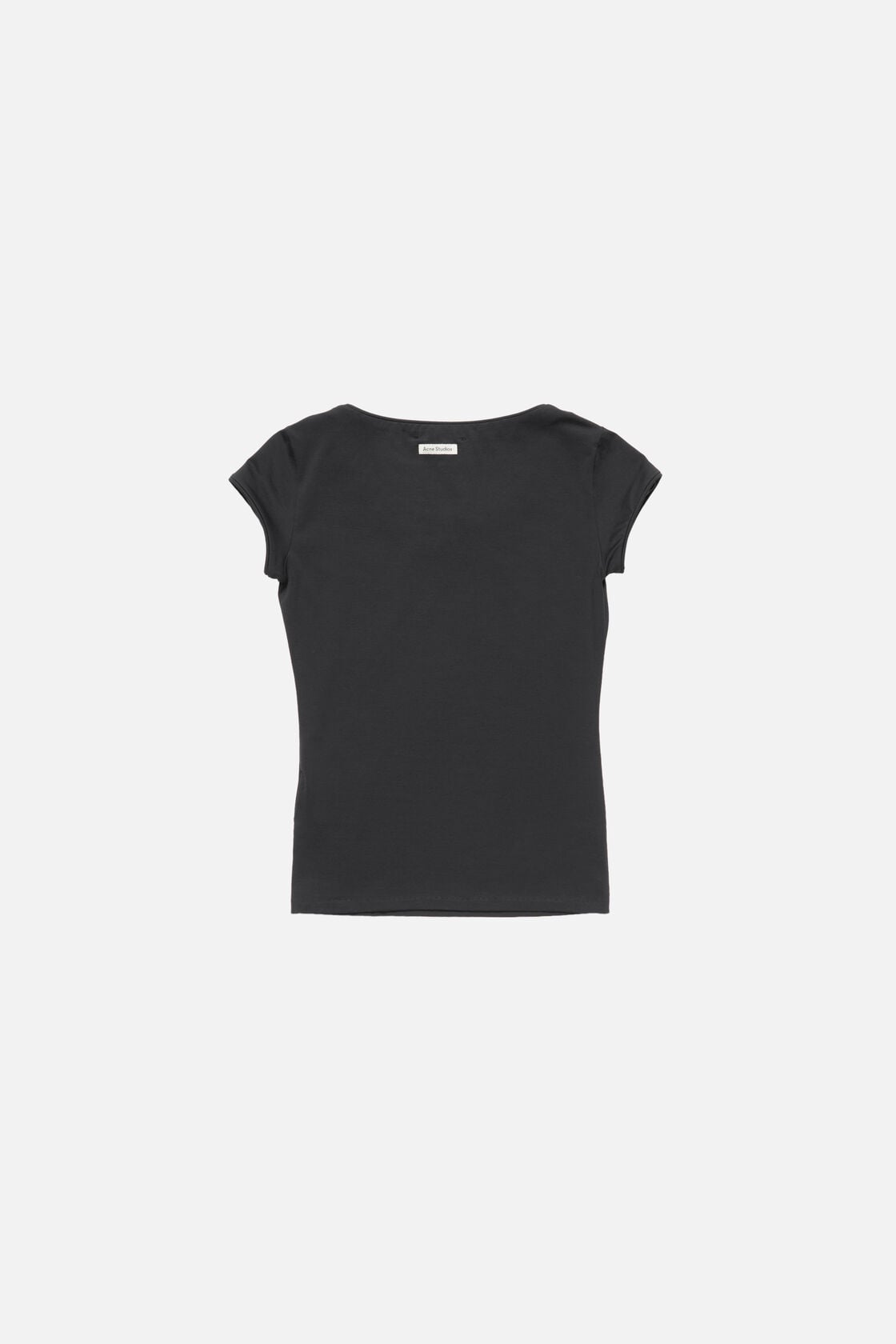 Jersey t-shirt with bow - Black