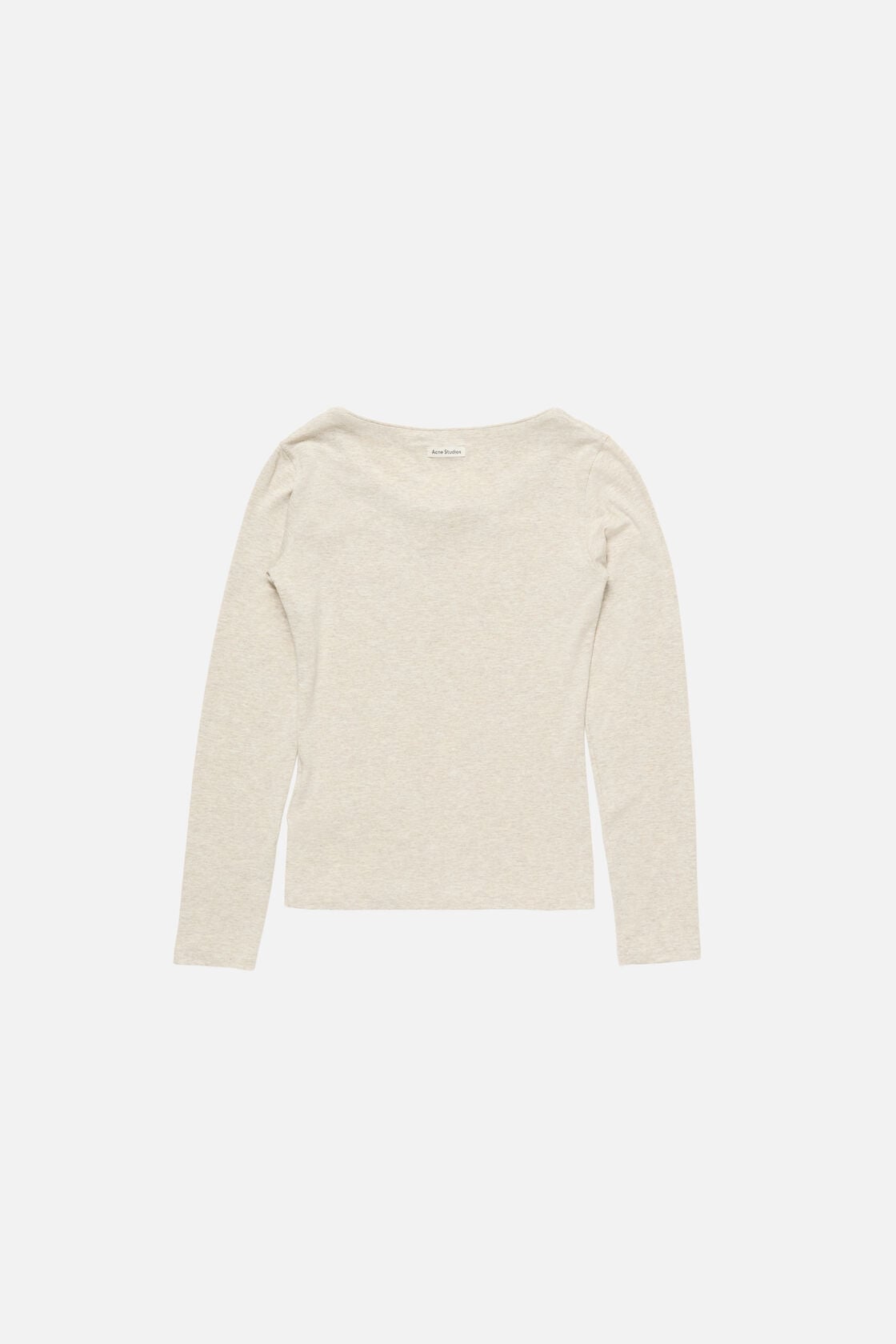 Jersey t-shirt with bow - Beige melange