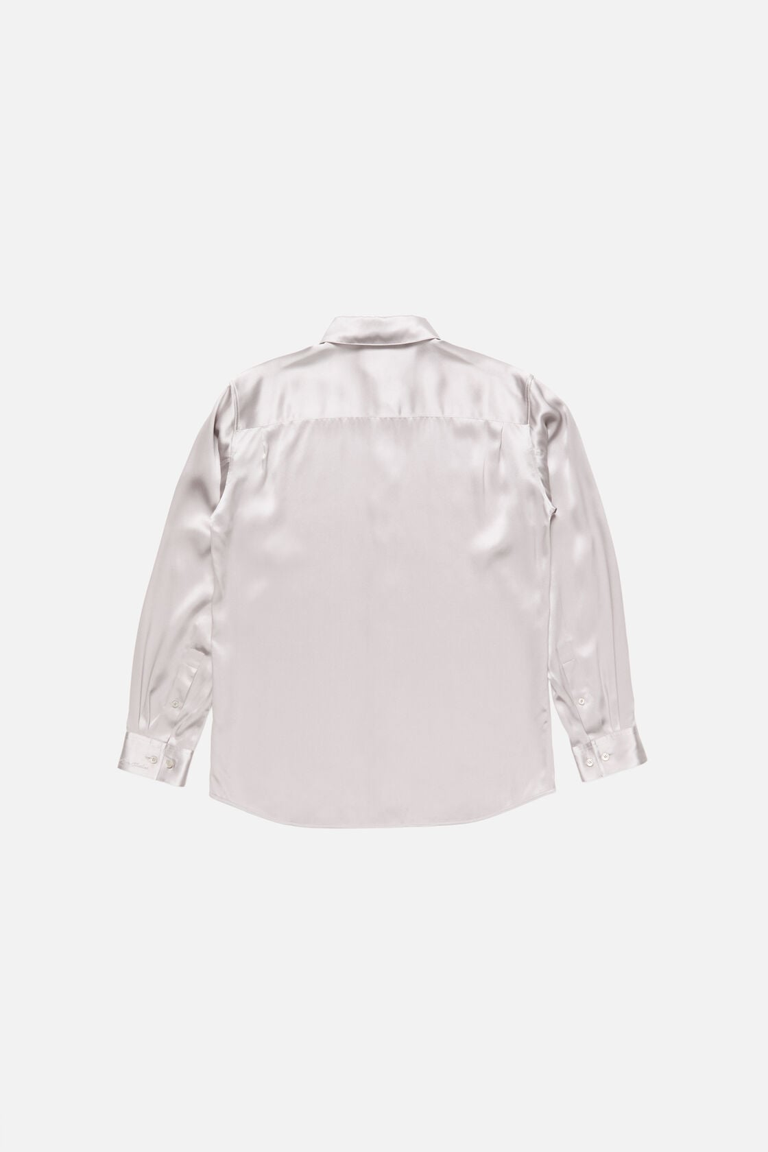 Silk blouse with logo - Light lavender