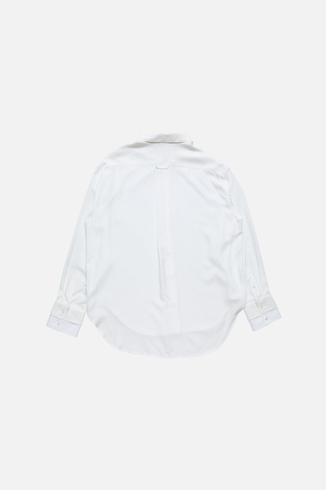 Layered button-up - White/white