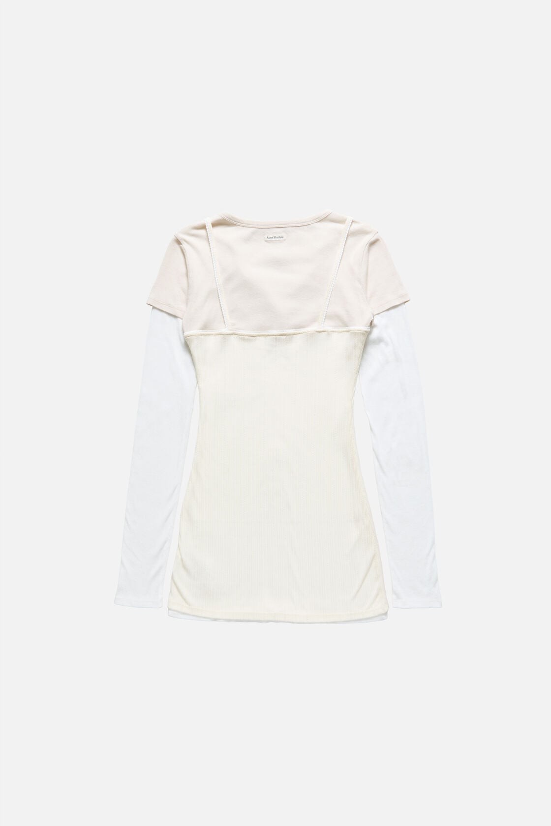 Layered mini dress - White/Off White