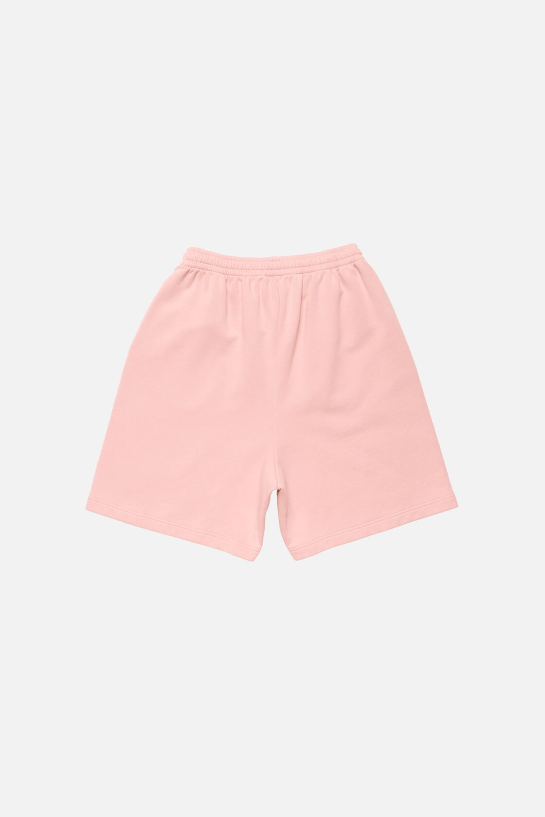 Fleece shorts with logo - Faded pink