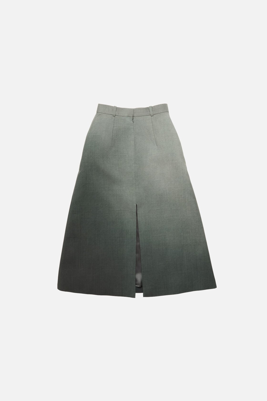 Printed wool skirt - Black/white