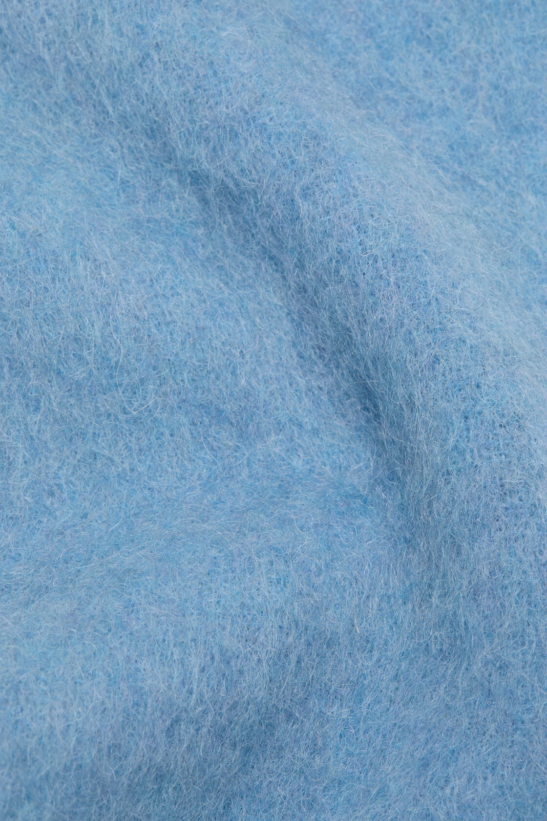Skinny mohair scarf - Light blue