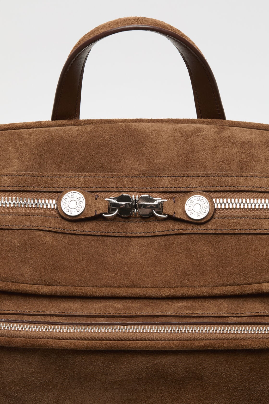 Camero Gym Suede Backpack - Cognac brown