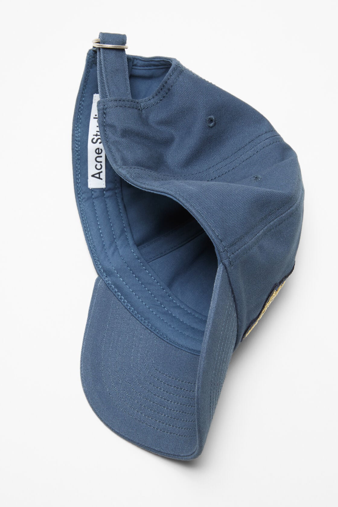 Crest logo baseball cap - Navy blue