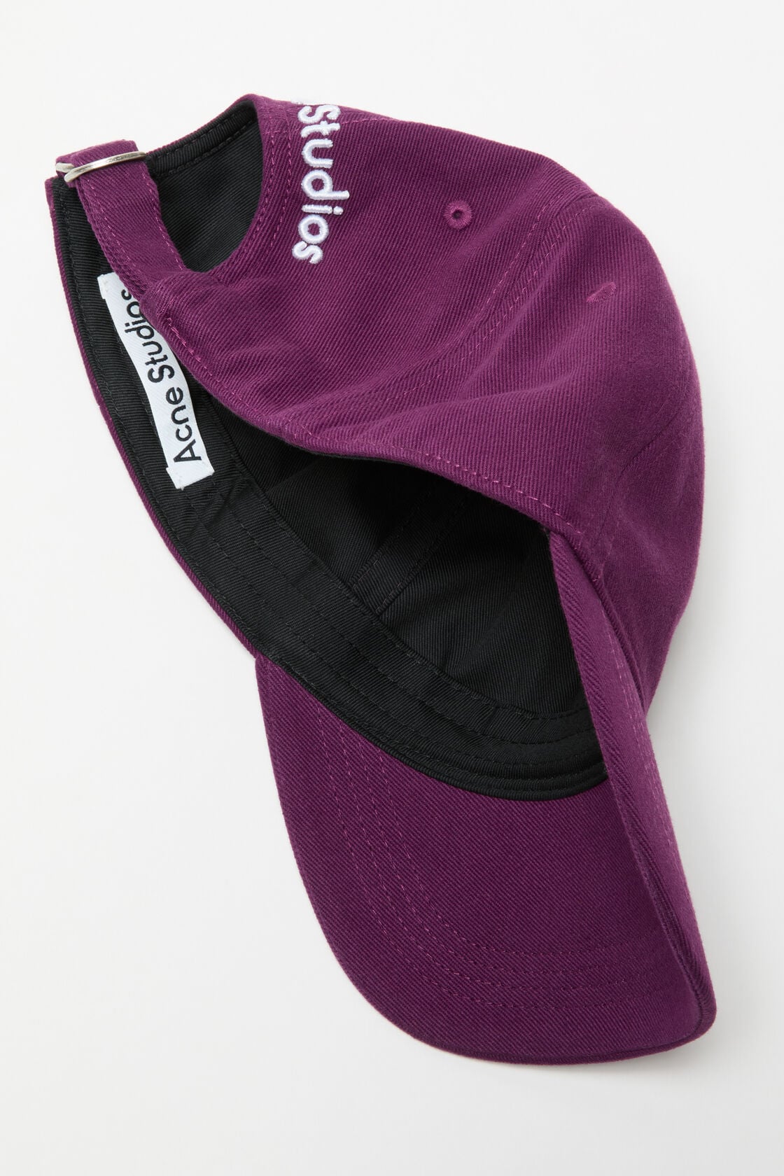 Twill logo cap - Berry purple