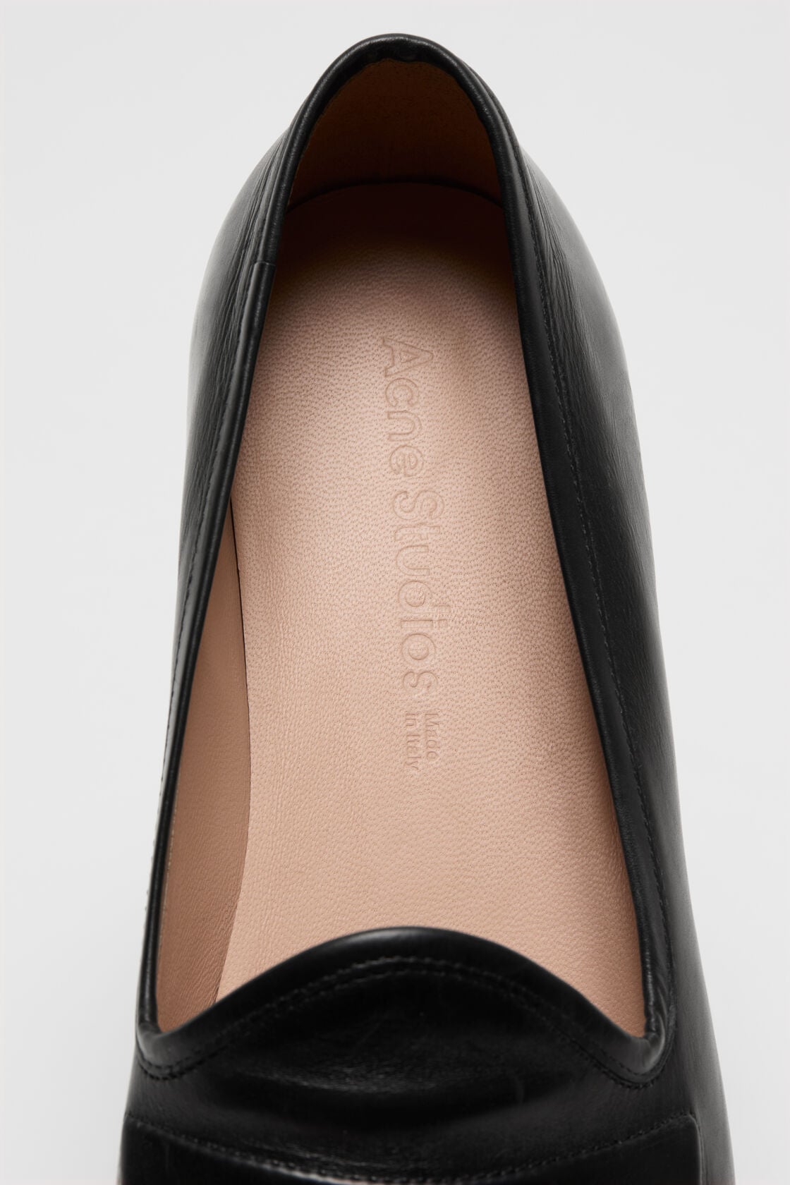 Leather loafers - Black