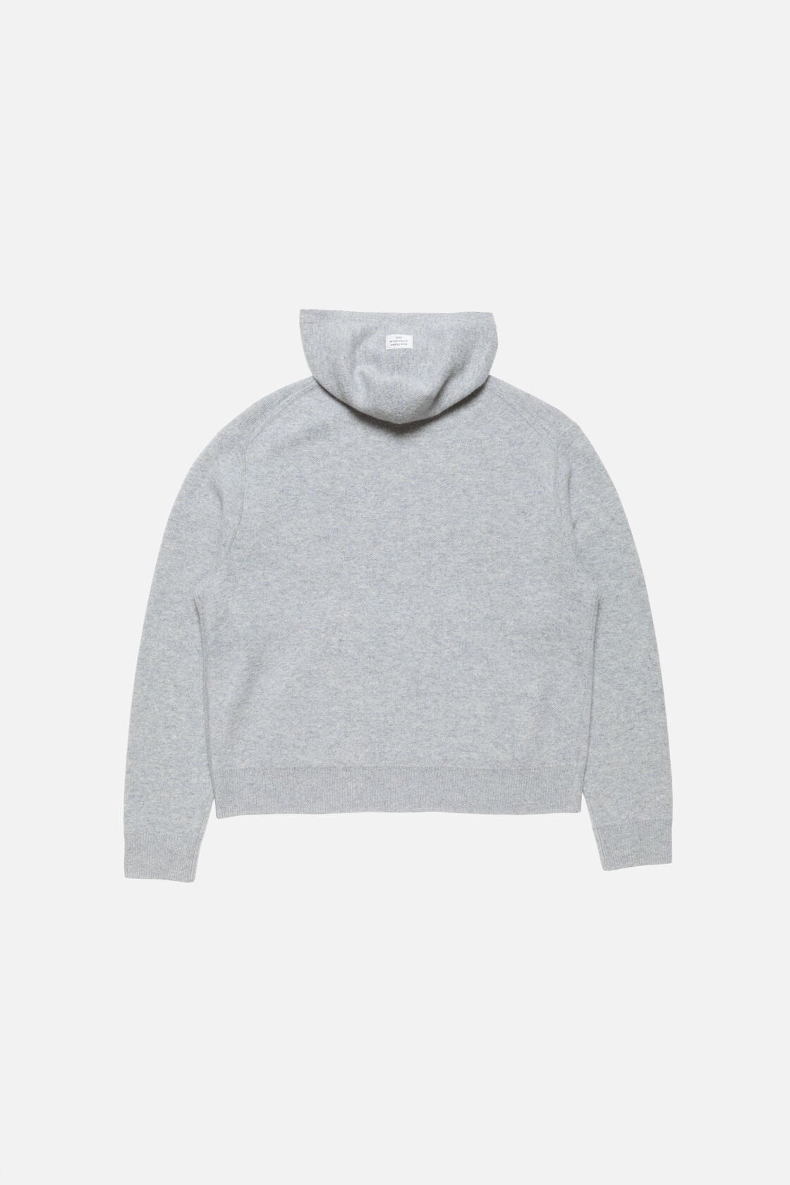 Cashmere hoodie - Cold grey melange