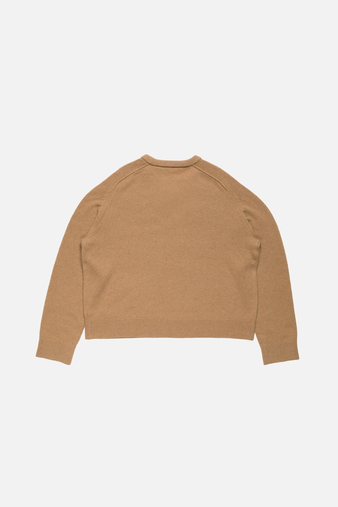 Camel hair v-neck sweater - Light camel