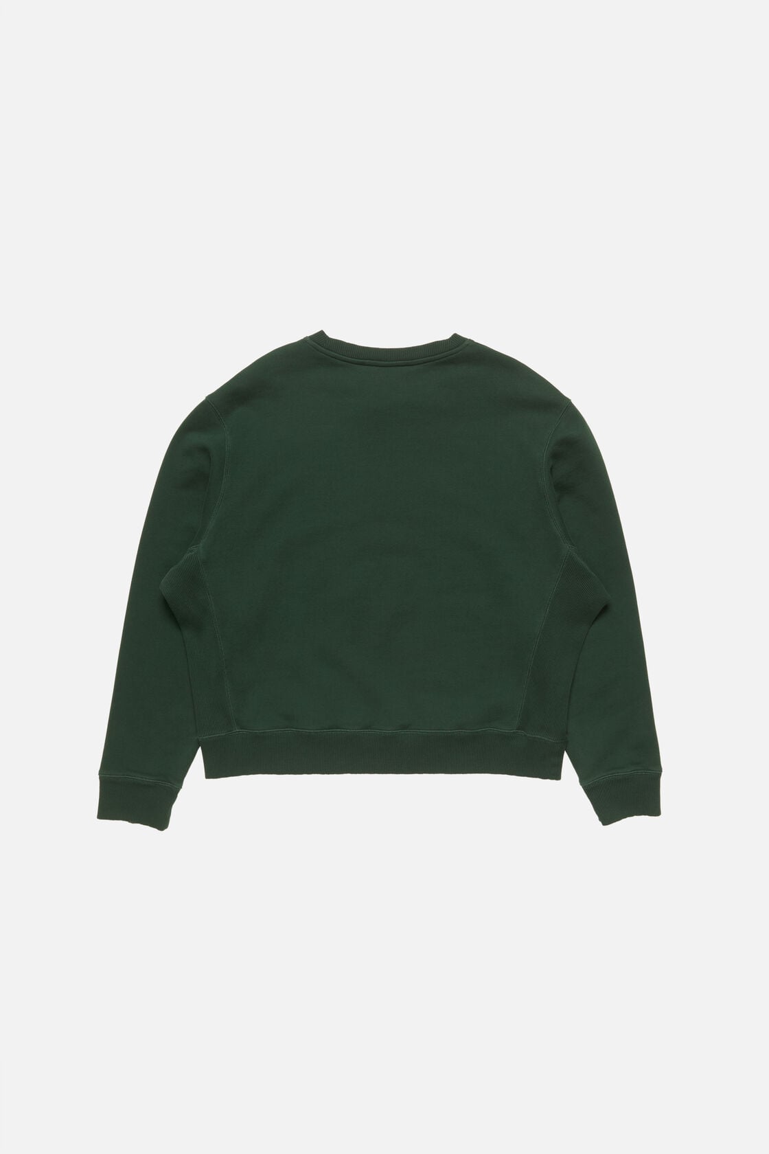 Fleece sweatshirt with logo - Dark green