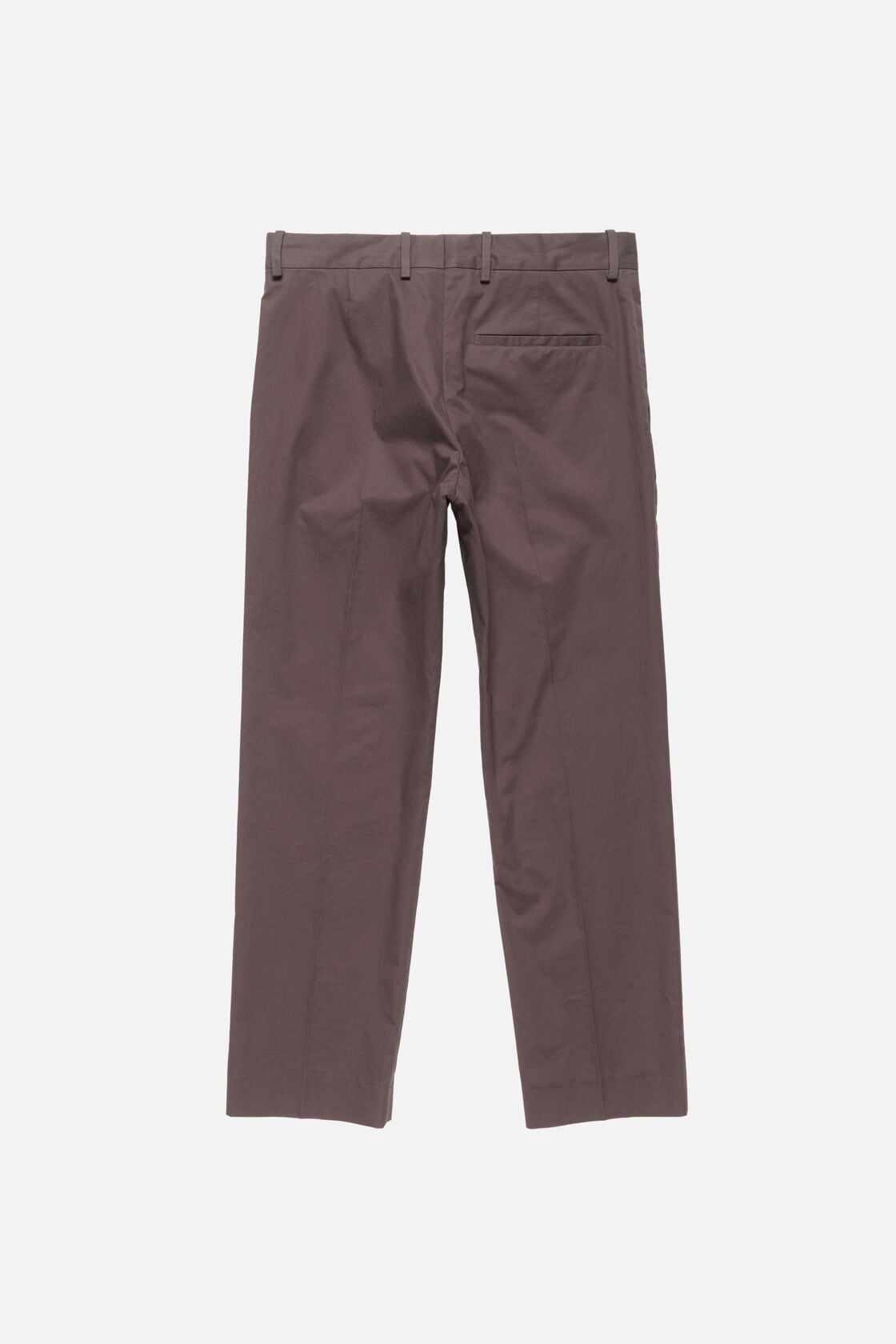 Tailored cotton trousers - Faded purple