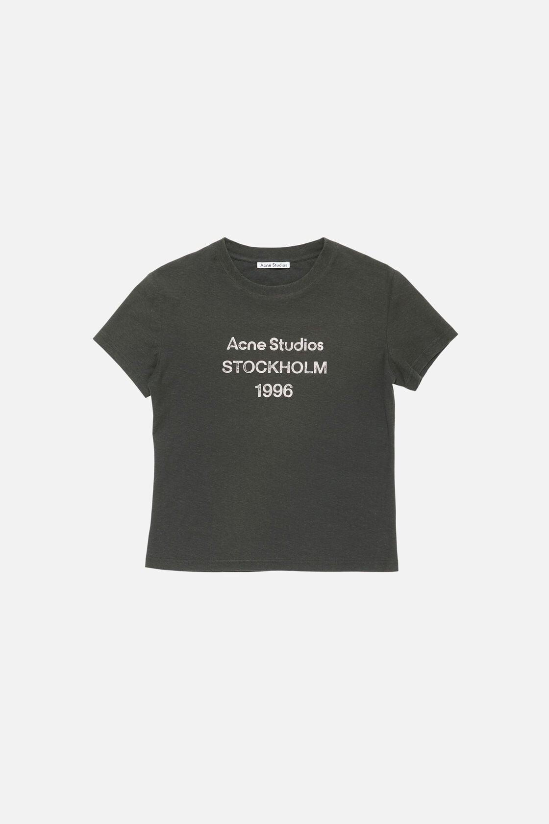 Fitted logo t-shirt - Faded black