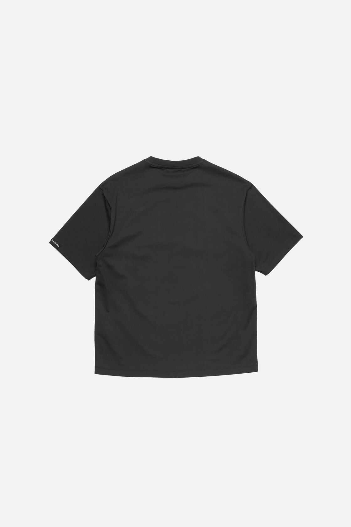 Satin logo t-shirt - relaxed - Black