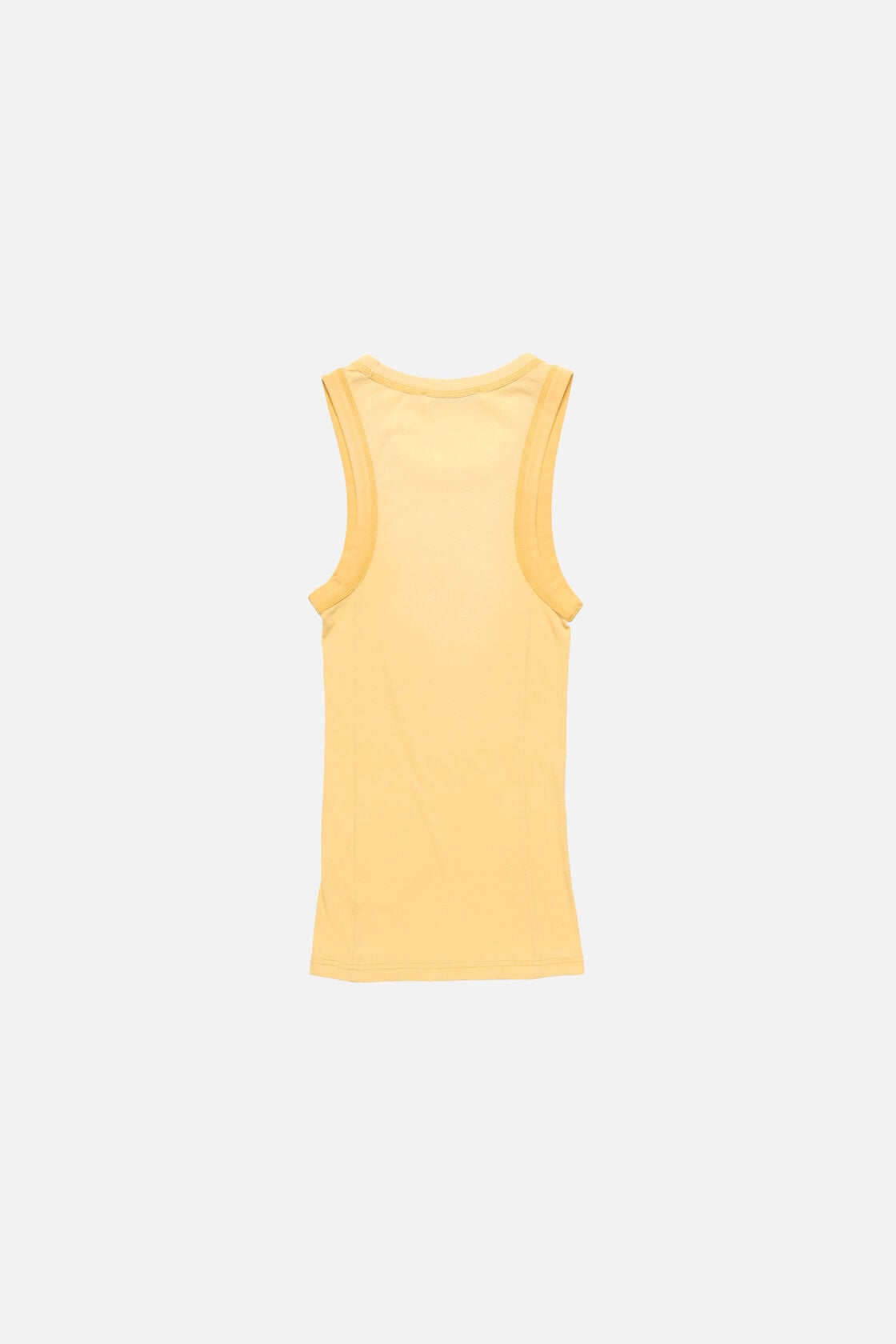 Sprayed logo tank top - Light yellow