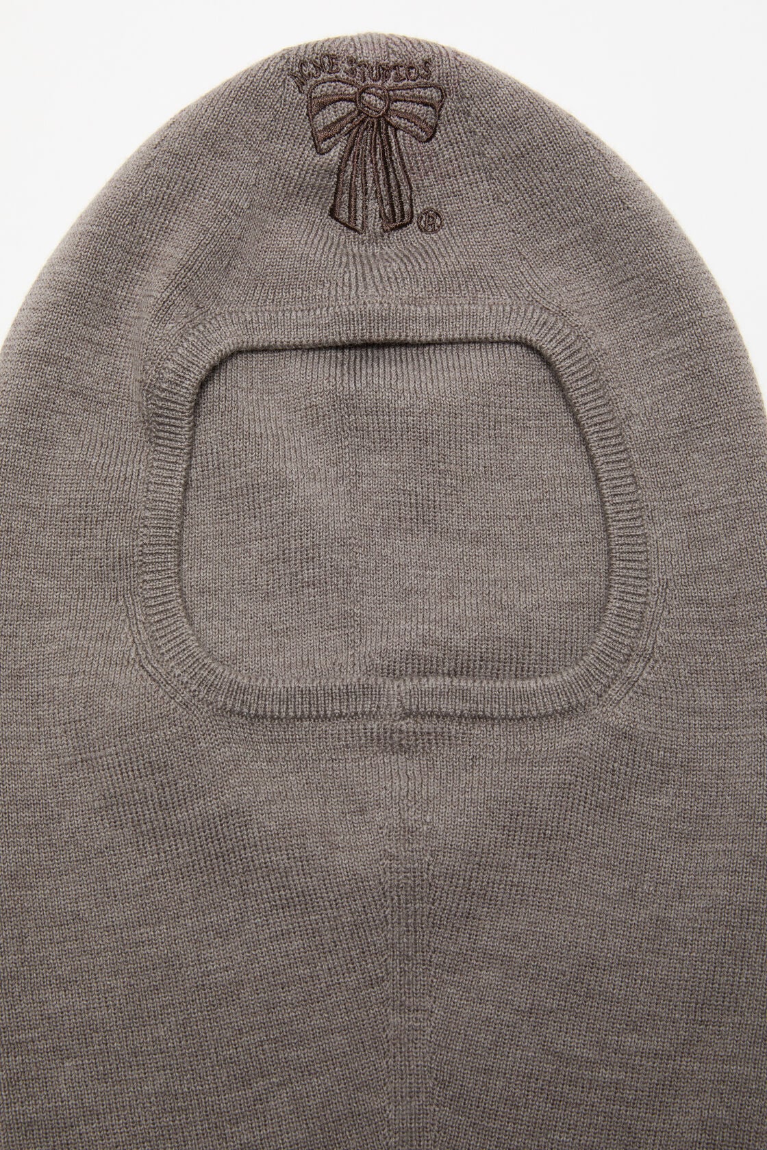 Merino wool balaclava - Warm Grey Melange