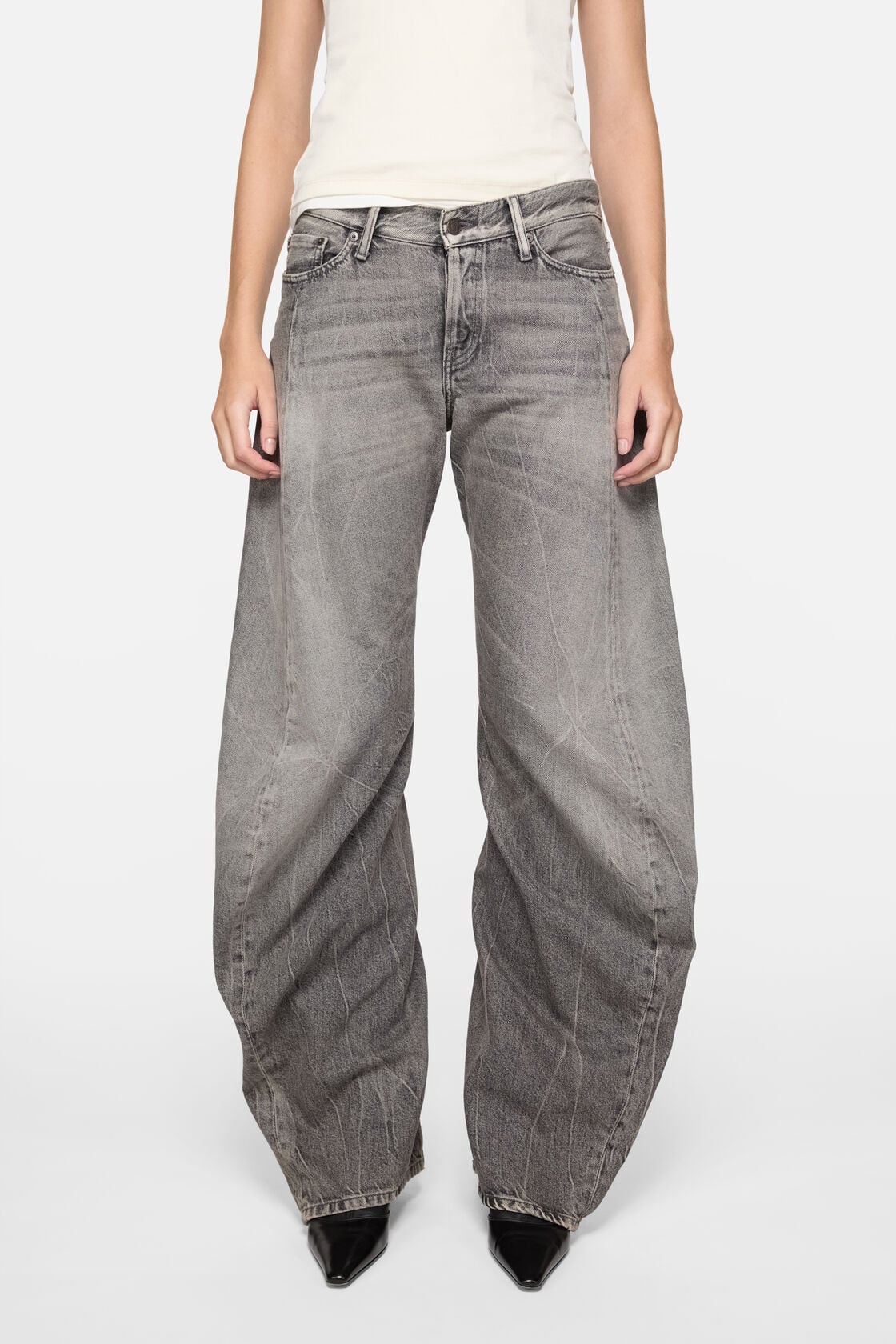 Loose fit jeans - 2006F - Washed Black