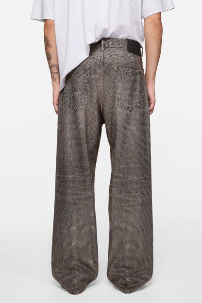 Loose rhinestone jeans – 1981 - Washed Black