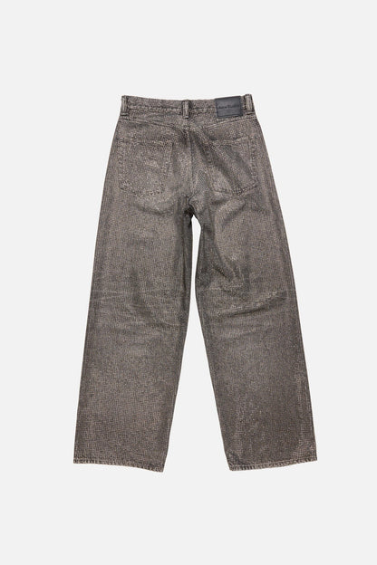 Loose rhinestone jeans – 1981 - Washed Black