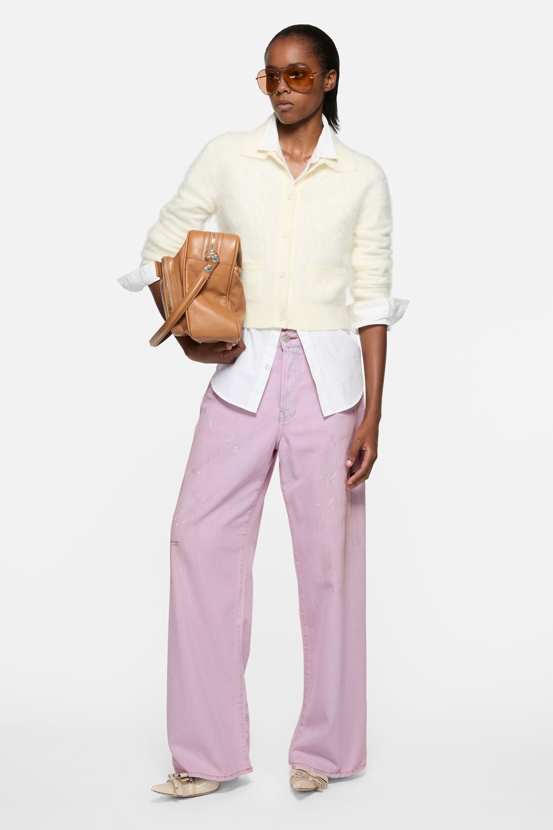 Loose fit jeans - 1981 - Pink