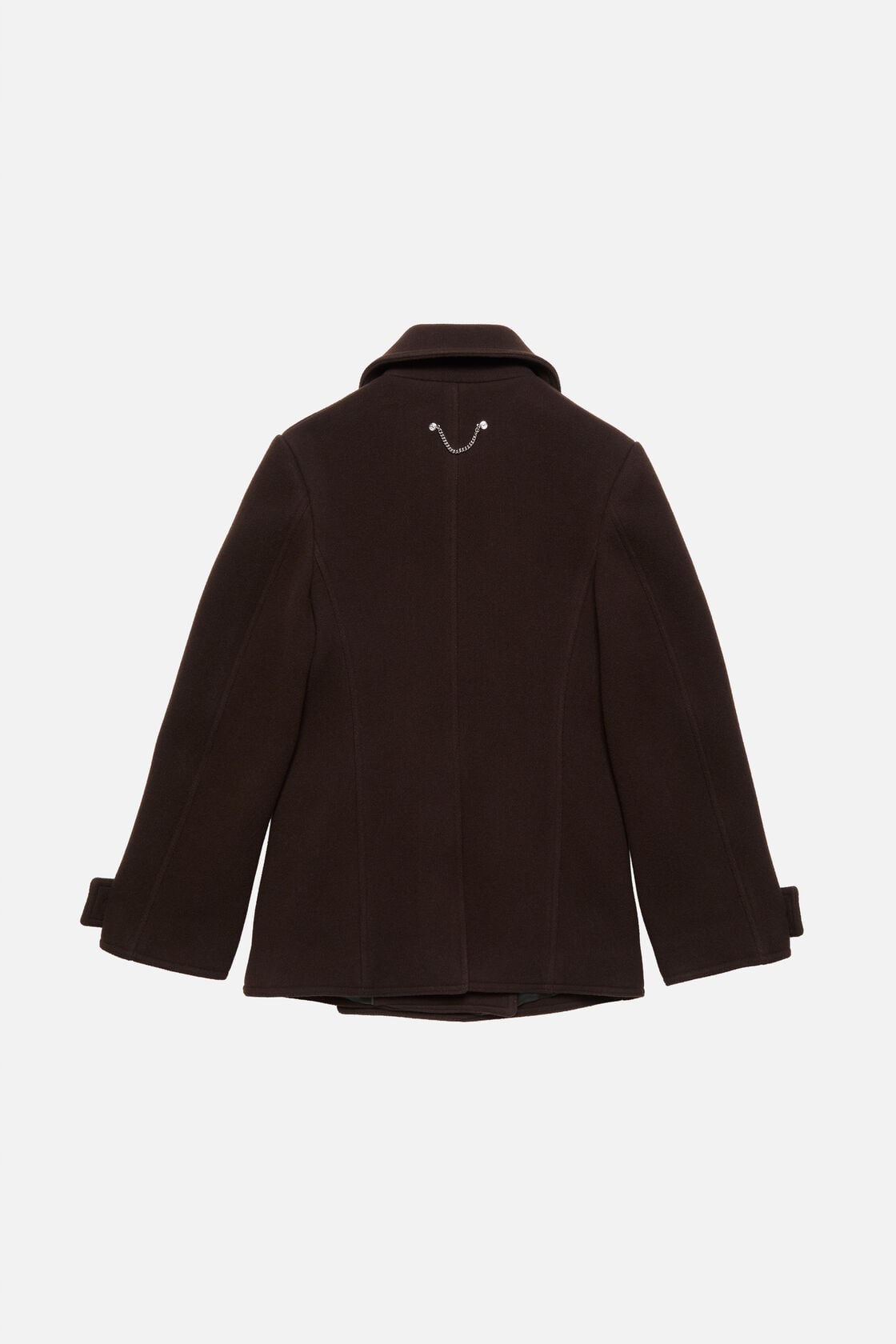 Wool duffle coat - Dark brown