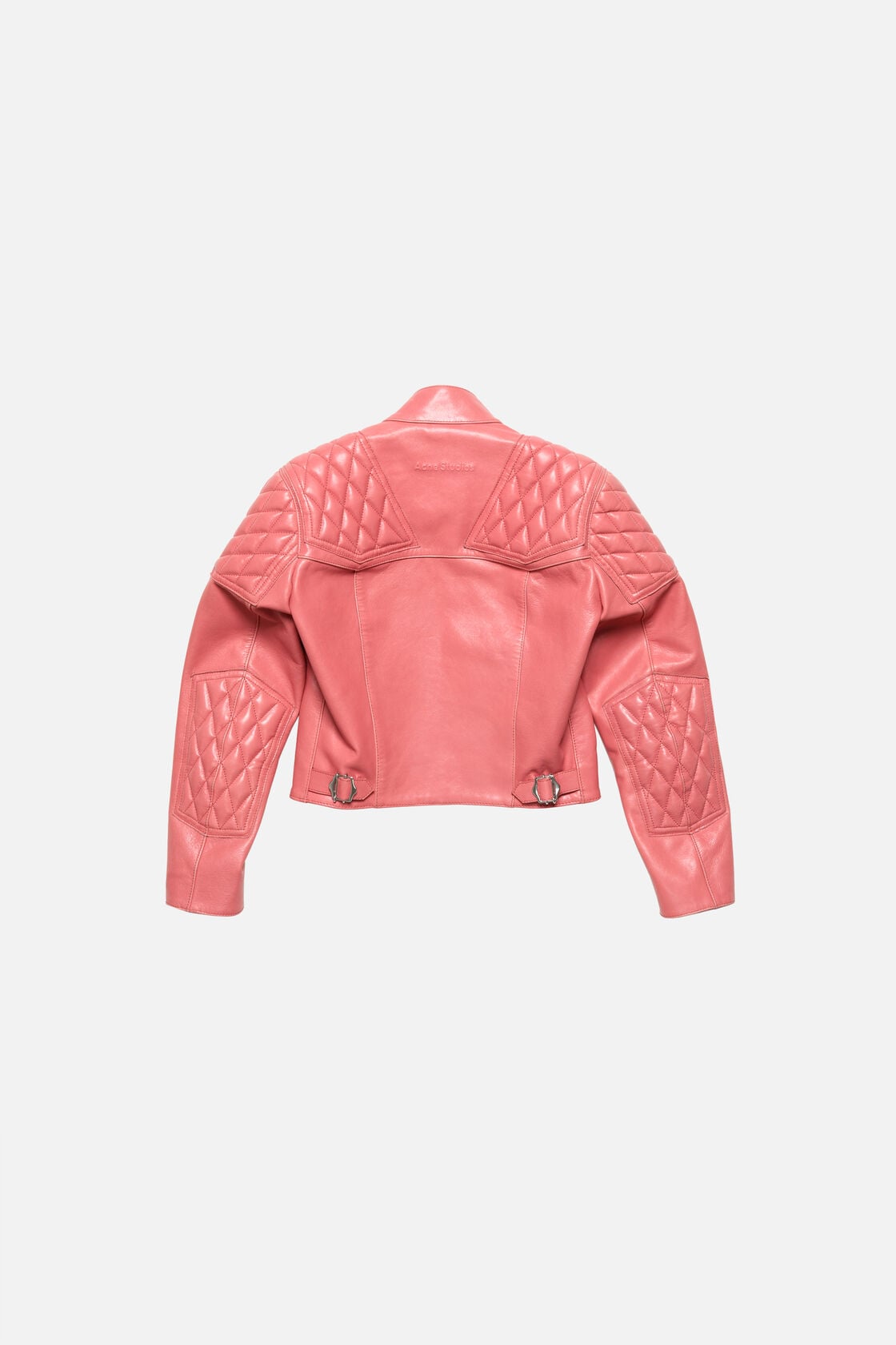Leather biker jacket - Bubblegum pink
