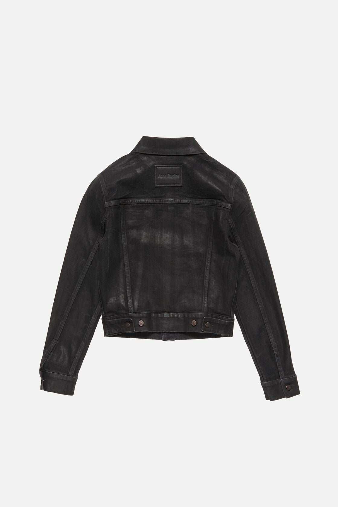 Fitted denim jacket - Black