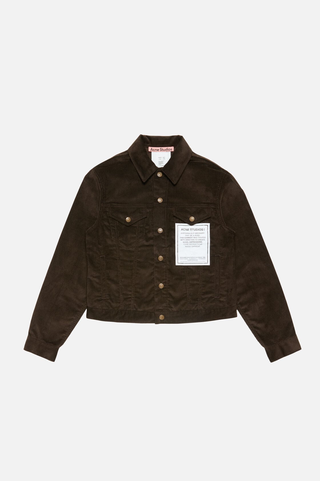 Corduroy jacket - Dark brown