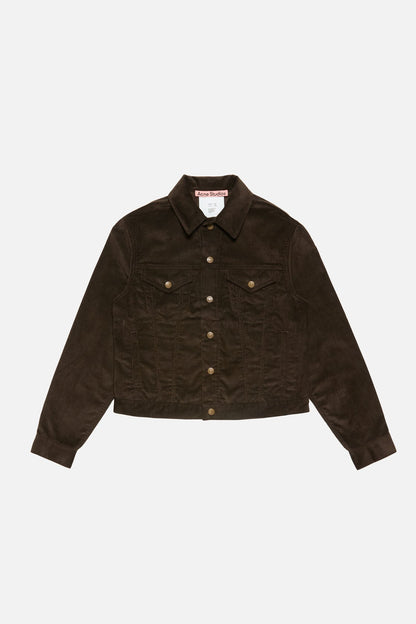 Corduroy jacket - Dark brown