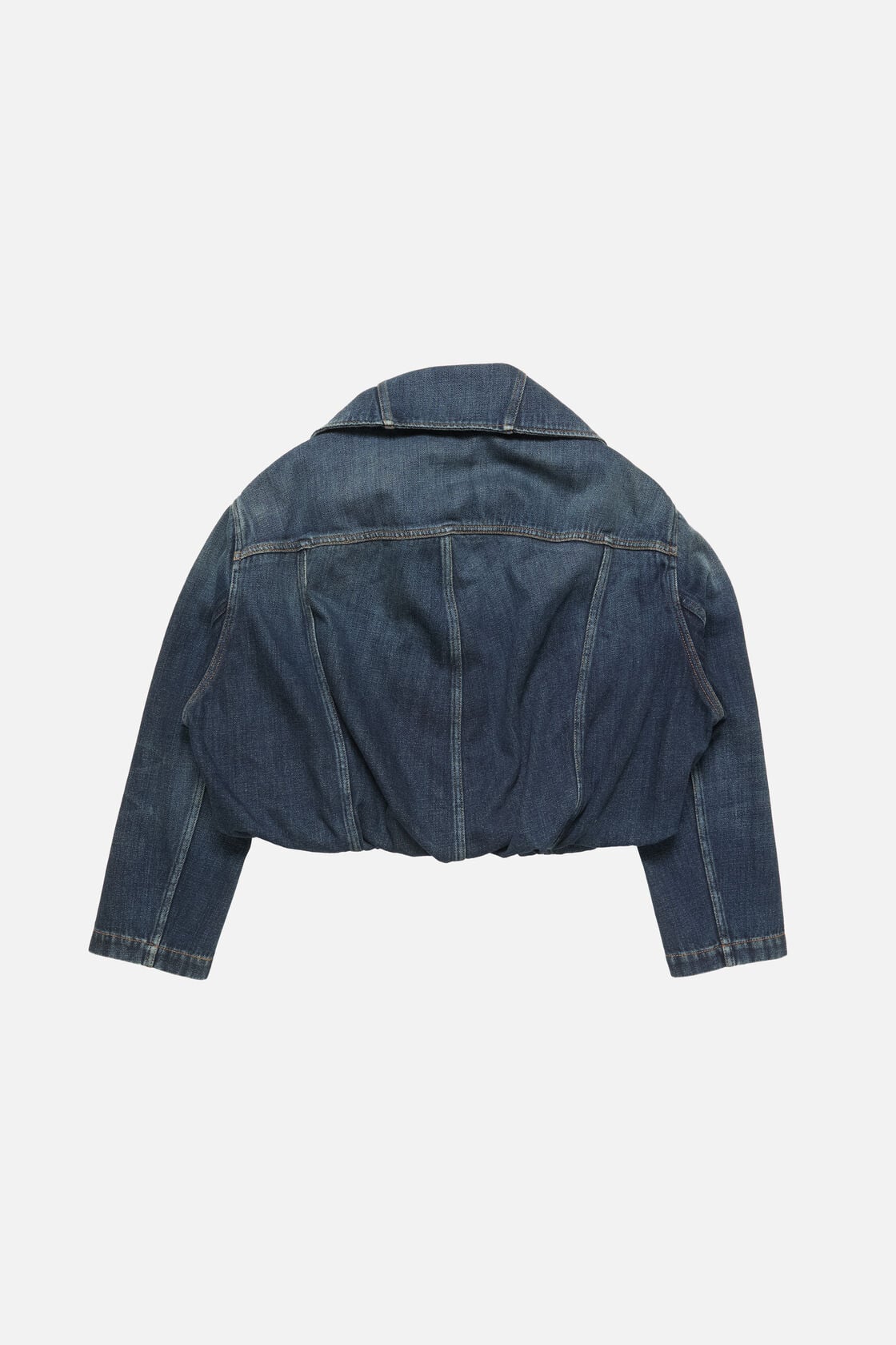 Cropped denim jacket - Dark Blue