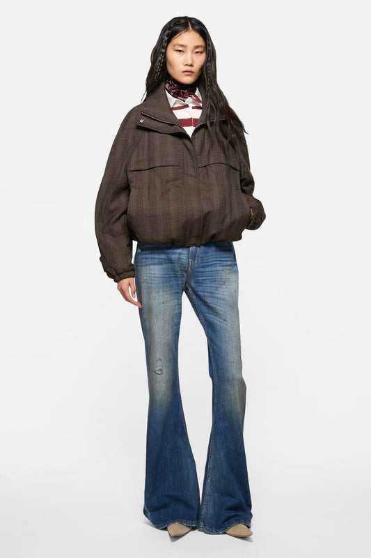 Wool jacket - Brown/black