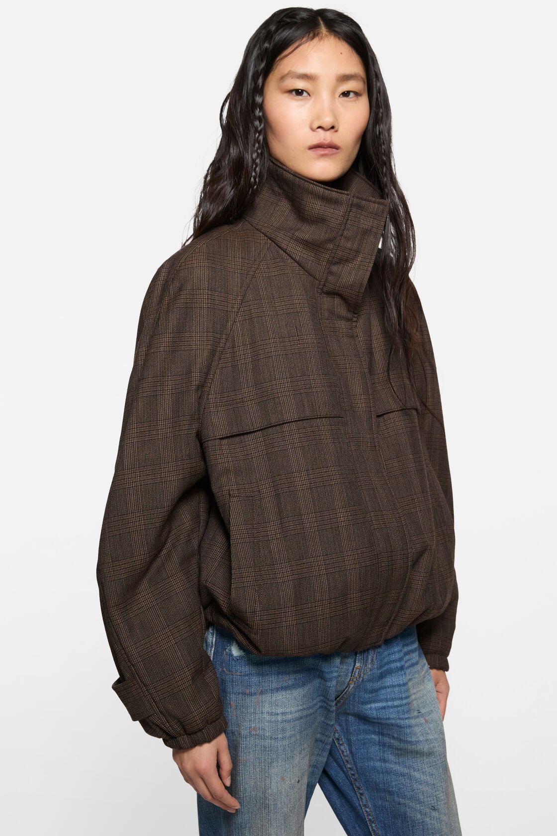 Wool jacket - Brown/black