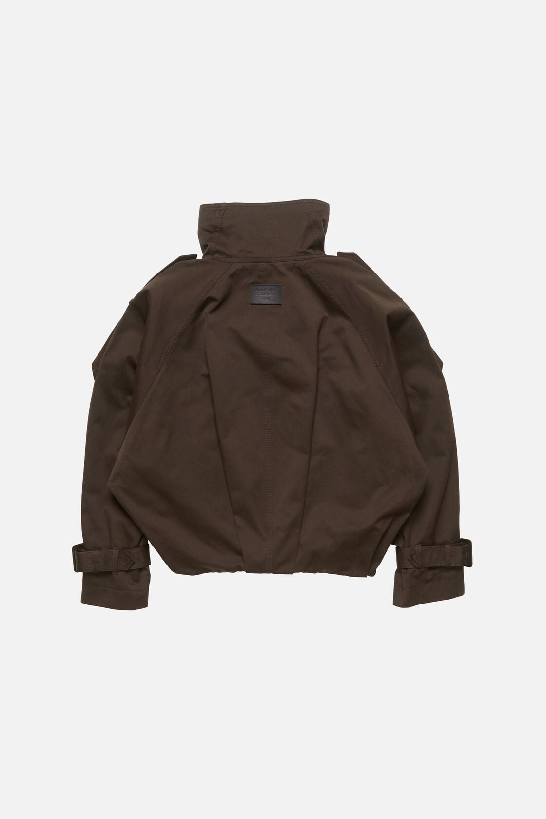 Short trench coat - Chestnut brown