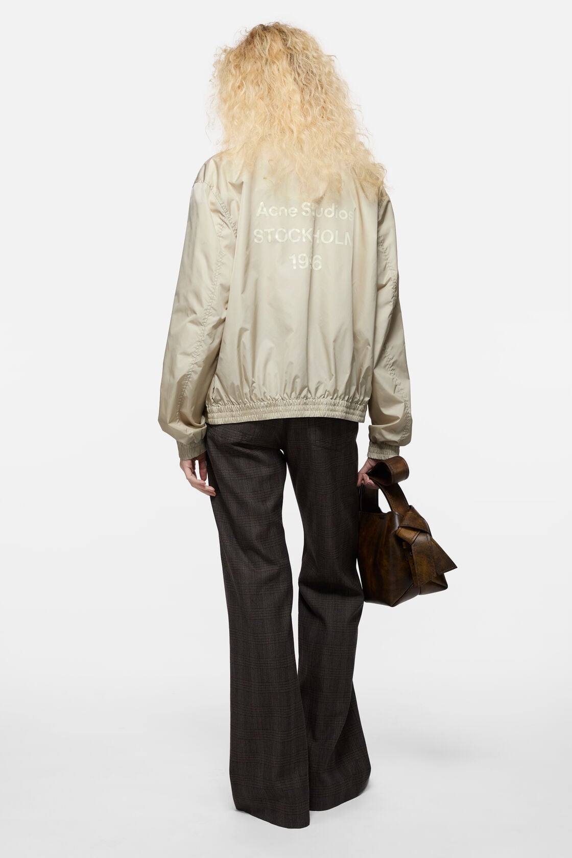 Lightweight nylon jacket - Light taupe
