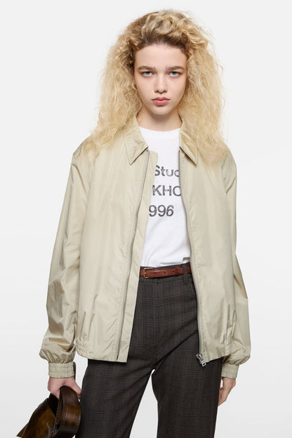 Lightweight nylon jacket - Light taupe