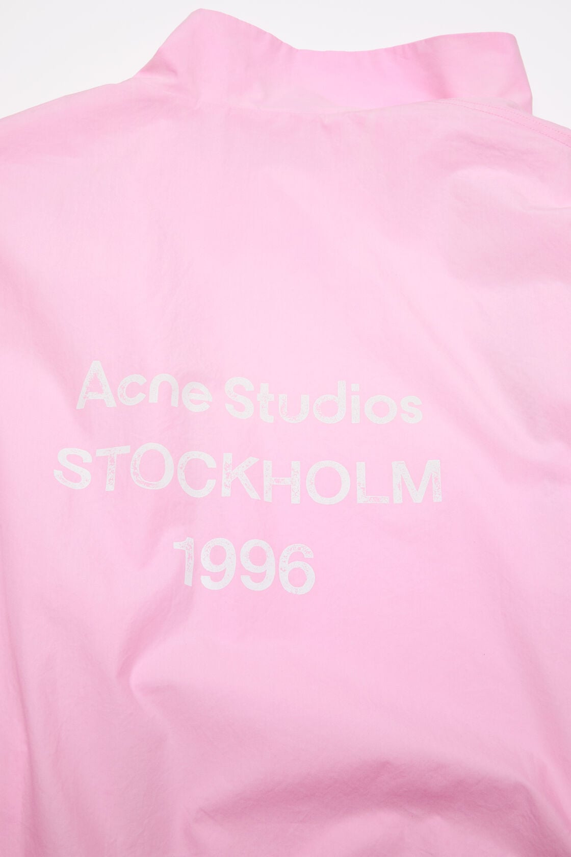 Washed logo jacket - Light pink