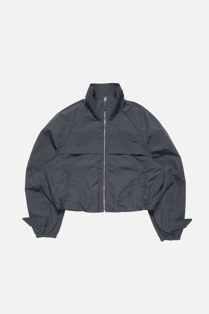 Nylon logo jacket - Steel grey
