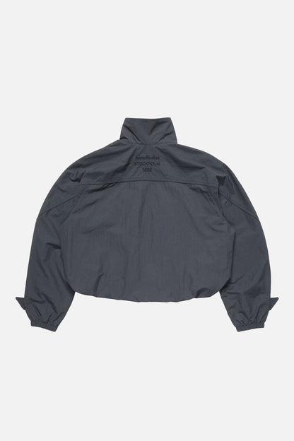 Nylon logo jacket - Steel grey