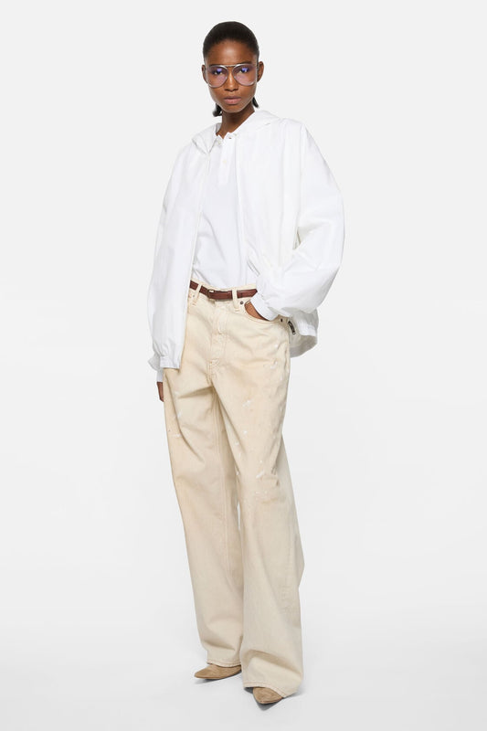 Jacket with white 1996 logo - Optic White
