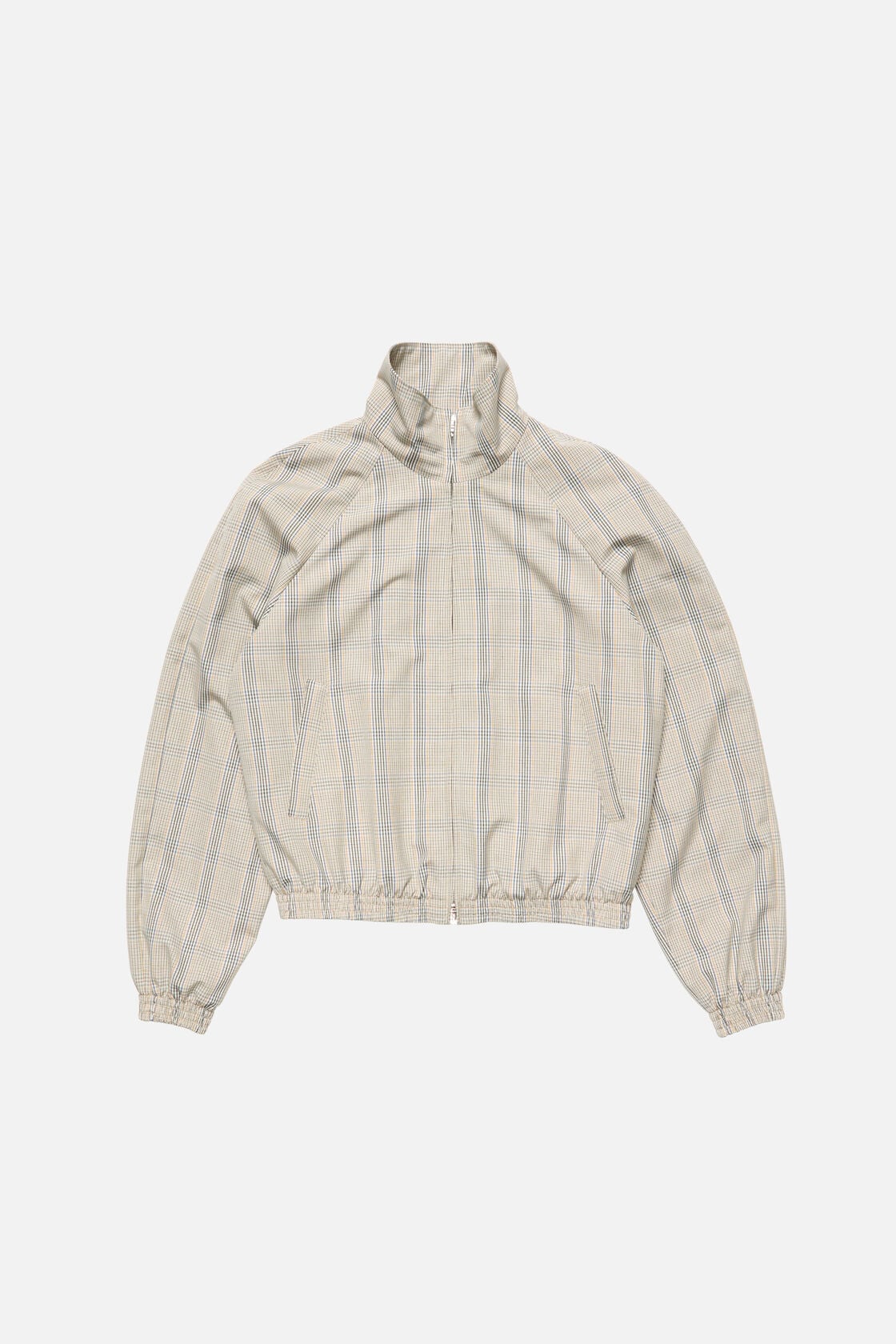 Lightweight check jacket - Brown/blue