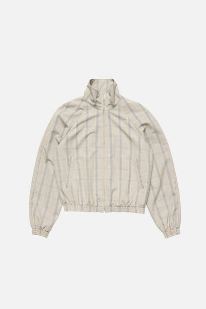 Lightweight check jacket - Brown/blue