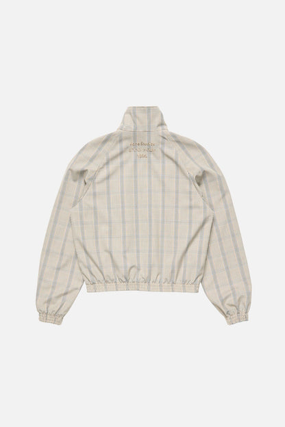 Lightweight check jacket - Brown/blue