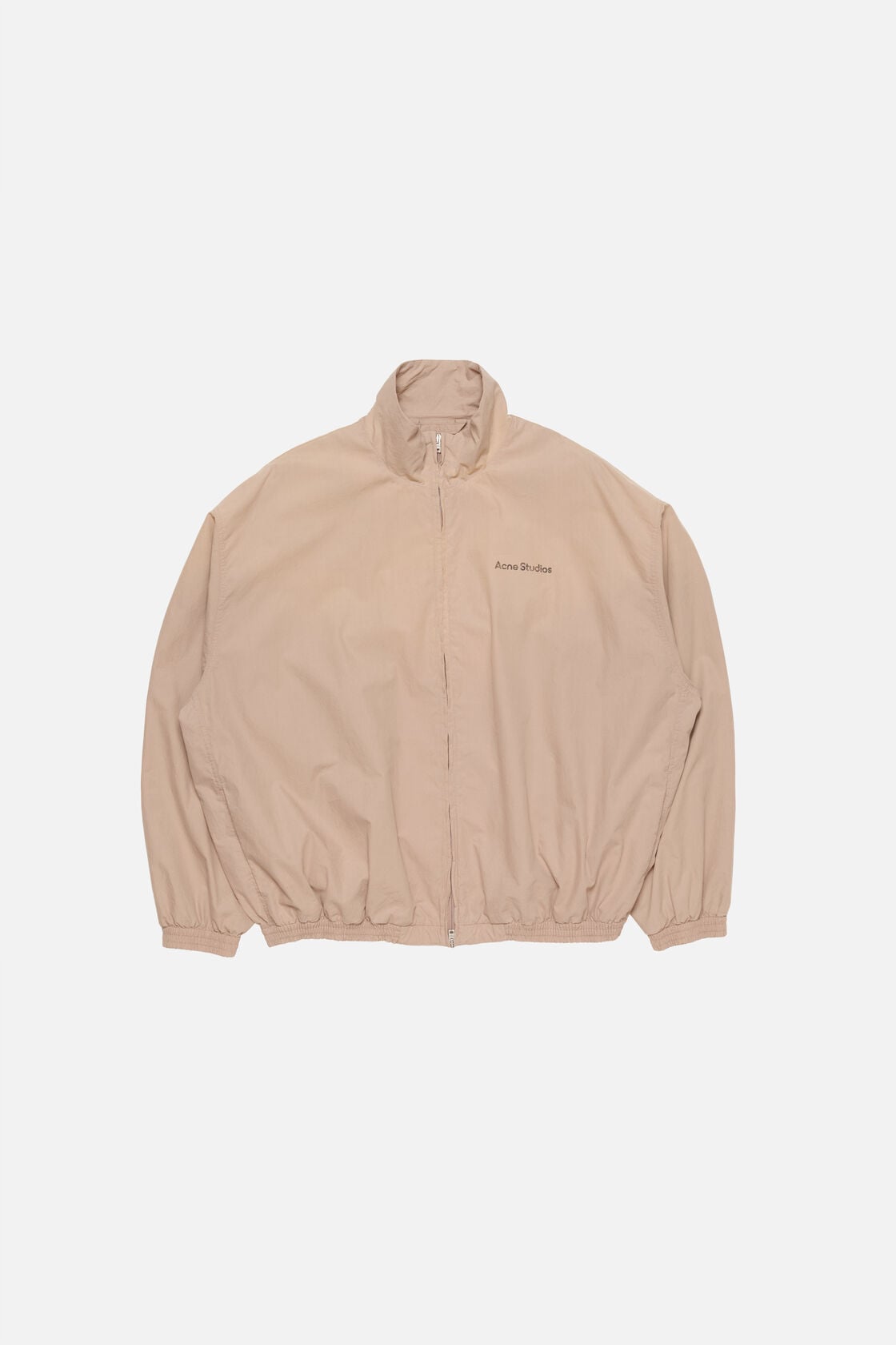 Washed logo jacket - Mushroom beige