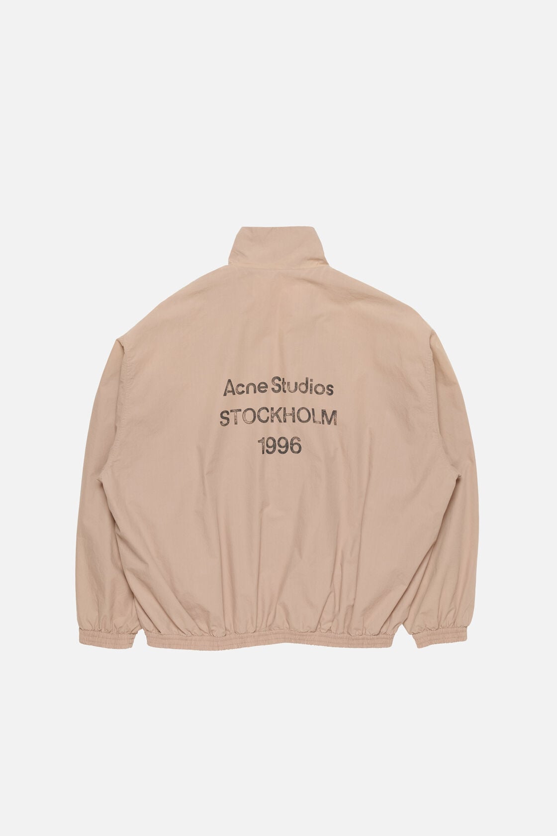 Washed logo jacket - Mushroom beige
