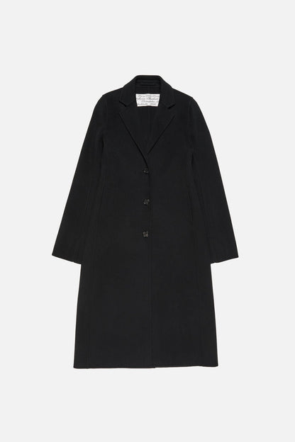 Tailored wool coat - Black